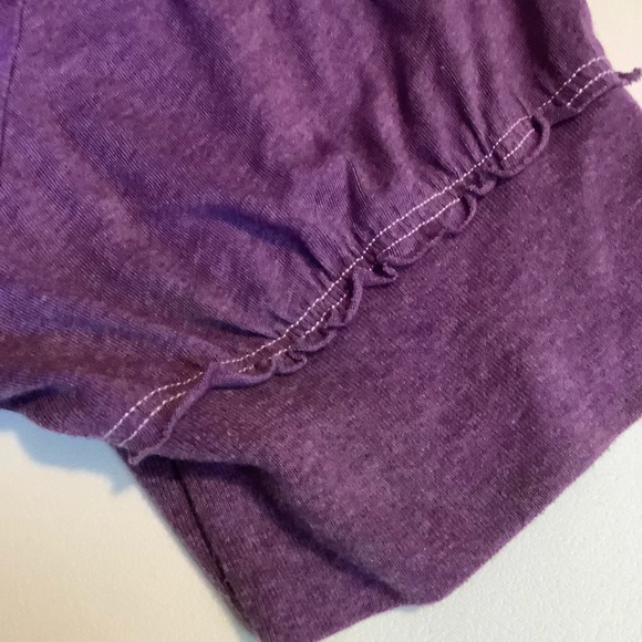 Torrid Lightweight Hoodie Burnout Pattern Purple2X - Picture 4 of 6